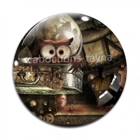 Cabochon Verre -  Steampunk