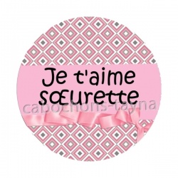  je t'aime soeurette