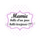 mamie belle d'un jour belle toujours