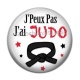Cabochon Résine - j'peux pas j'ai judo