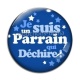 Cabochon Verre - je suis un parrain qui déchire
