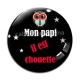 Cabochon Verre - bonne fête pépére