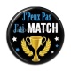 Cabochon Résine - j'peux pas j'ai match