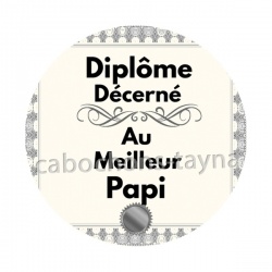 diplôme décerné au meilleur papi