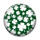 Cabochon Résine - trèfle à 4 feuilles