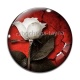 Cabochon Verre - rose