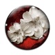 Cabochon Verre - fleur