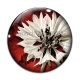 Cabochon Verre - fleur