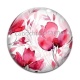 Cabochon Verre - fleur