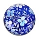 Cabochon Verre - fleur