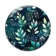 Cabochon Verre - feuille