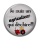 Cabochon Résine - je suis un agriculteur qui déchire