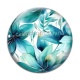Cabochon Verre - fleur