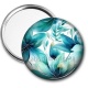 Miroir de poche - fleur