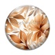 Cabochon Verre - fleur