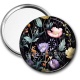 Miroir de poche - fleur