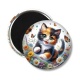 Magnet's - chat fleur