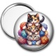 Miroir de poche - chat