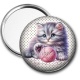 Miroir de poche - chaton