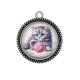 Pendentif Cabochon Argent - chaton