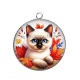 Pendentif Cabochon Argent - chaton