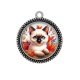 Pendentif Cabochon Argent - chaton