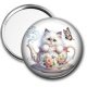 Miroir de poche - chaton