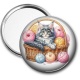 Miroir de poche - chat
