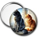 Miroir de poche - chat