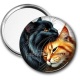 Miroir de poche - chat