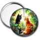 Miroir de poche - chat