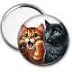 Miroir de poche - chat