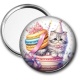 Miroir de poche - chaton