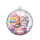 Pendentif Cabochon Argent - chaton