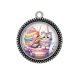 Pendentif Cabochon Argent - chaton