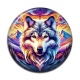 Cabochon Résine - loup