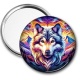 Miroir de poche - loup