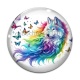 Cabochon Verre - loup