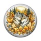 Cabochon Résine - loup