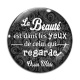 Cabochon Verre - la beauté est dans les yeux