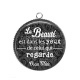 Pendentif Cabochon Argent - la beauté est dans les yeux