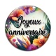 Cabochon Verre - joyeux anniversaire