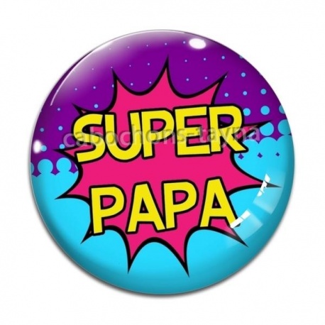 Cabochon Verre - super papa