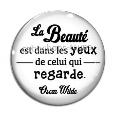 Cabochon Verre - la beauté est dans les yeux