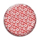 Cabochon Verre -  fleur