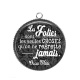 Pendentif Cabochon Argent - les folies sont les seules choses 