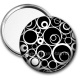 Miroir de poche - rond spirale