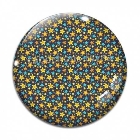Cabochon Verre - Etoiles