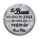 Cabochon Verre - la beauté est dans les yeux