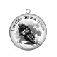 Pendentif Cabochon Argent - les clés de ma titine